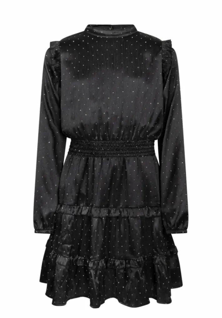 AAIKO Dresses | Jurken<Alline Jurk Zwart