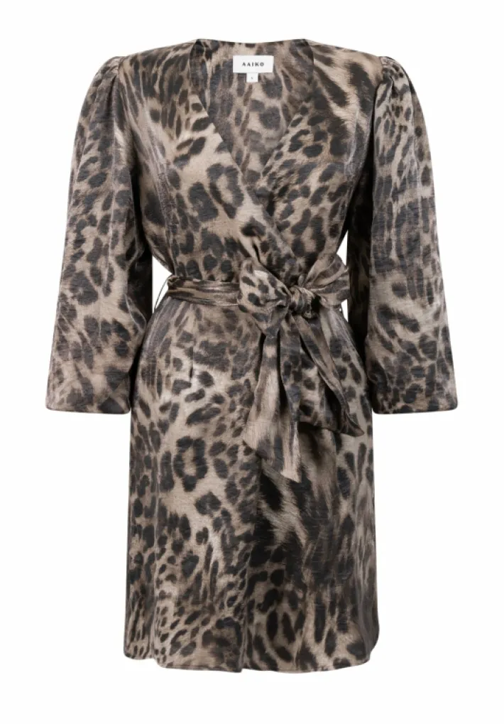 AAIKO Jurken | Sustainable Styles<Bailey Jurk Panterprint