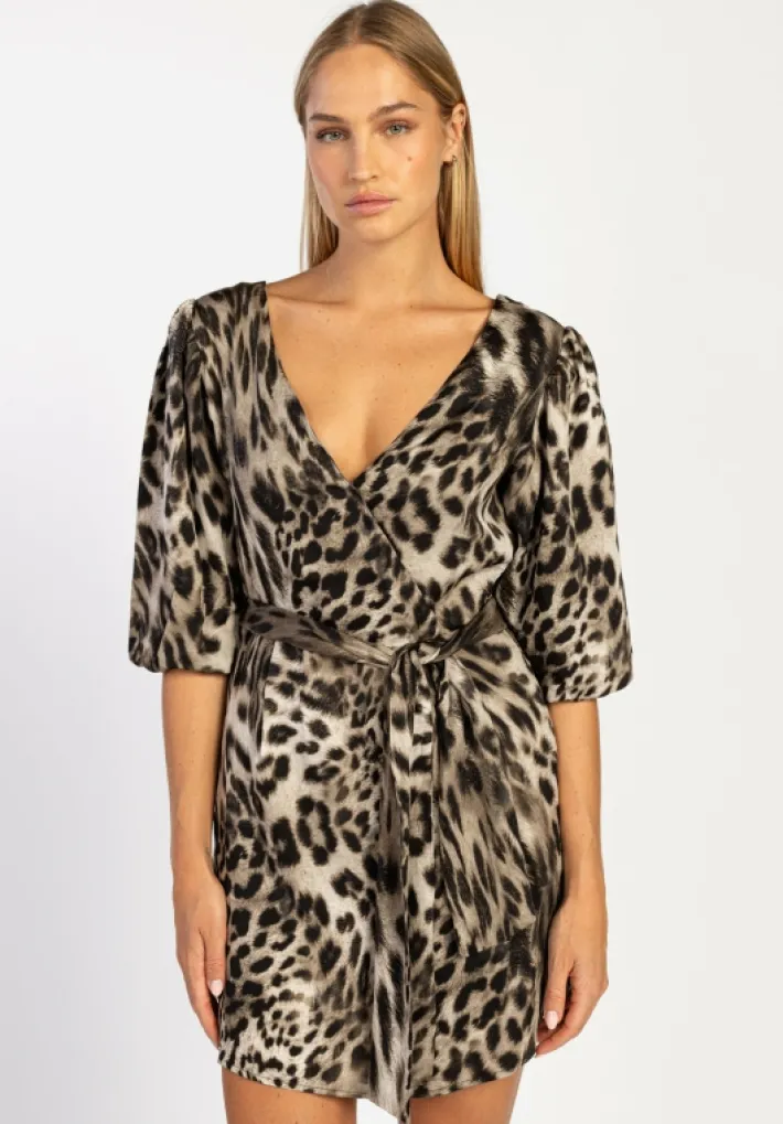 AAIKO Jurken | Sustainable Styles<Bailey Jurk Panterprint