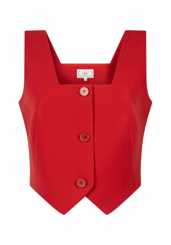 AAIKO Suits | Sustainable Styles<Cato Gilet Rood