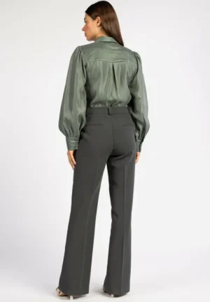 AAIKO Suits | Broeken<Chantalle Broek Grijs/Groen