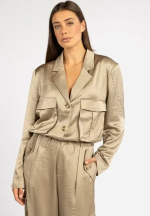 AAIKO Party Collection | Jackets<Femm Jack Beige