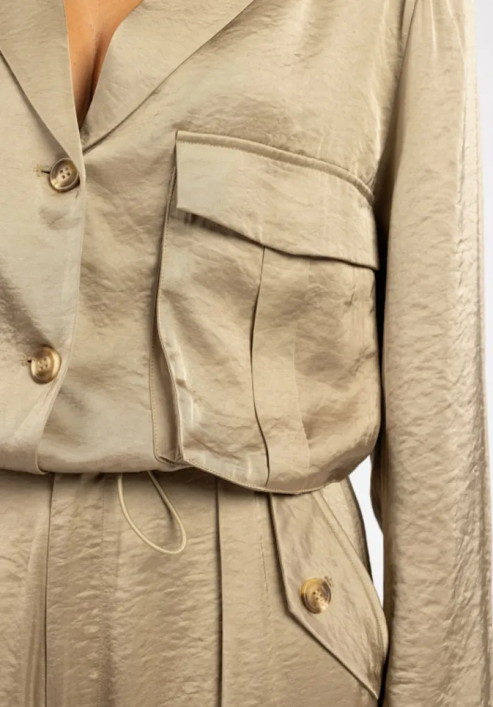 AAIKO Party Collection | Jackets<Femm Jack Beige