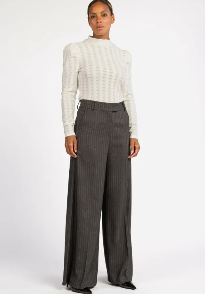 AAIKO Tops<Ivona Zig-Zag Top Wit
