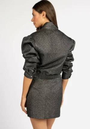 AAIKO Party Collection | Rokken<Nasma Metallic Rok Grijs