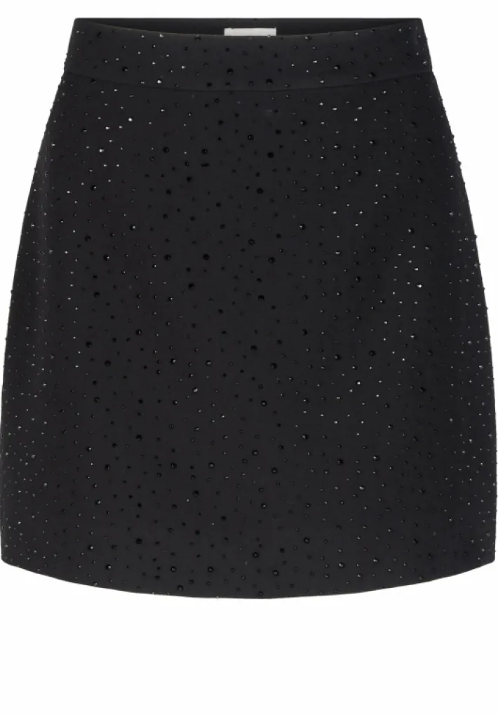 AAIKO Party Collection | Rokken<Nasma Strass Rok Zwart