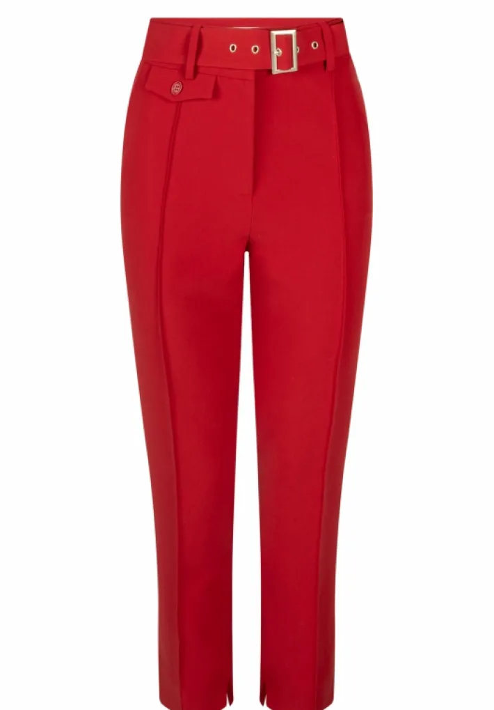 AAIKO Suits | Broeken<Parene Belt Broek Rood