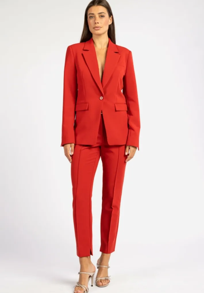 AAIKO Suits | Broeken<Parene Belt Broek Rood