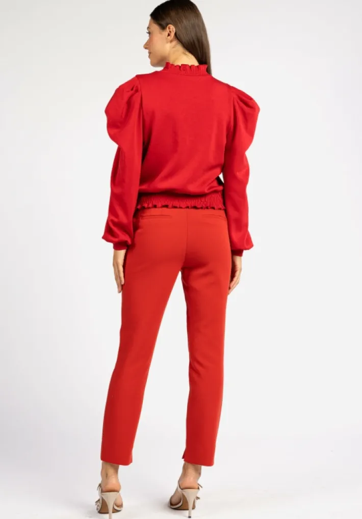 AAIKO Suits | Broeken<Parene Belt Broek Rood