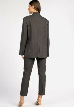 AAIKO Suits | Broeken<Parene Pinstripe Broek Grijs