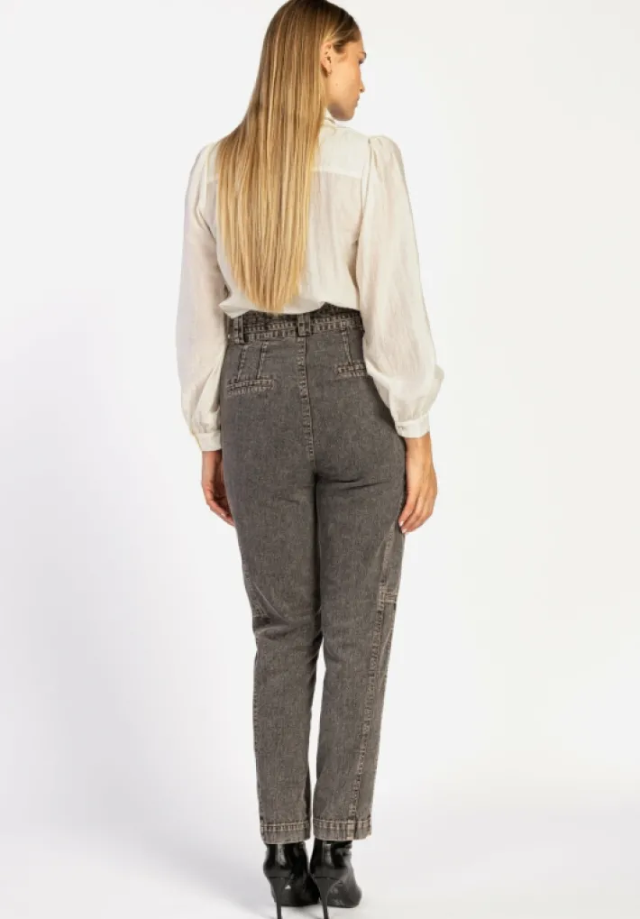 AAIKO Blouses<Pillar Chain Blouse Wit