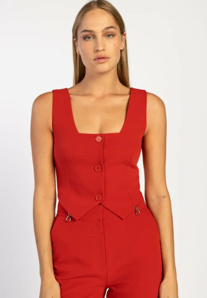 AAIKO Suits | Broeken<Sonja Broek Rood