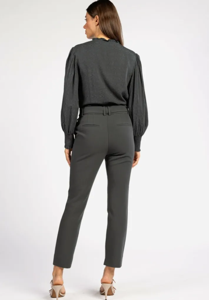 AAIKO Blouses | Sustainable Styles<Stella Blouse Grijs