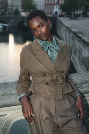 AAIKO Blouses<Veronne Tie Blouse Groen