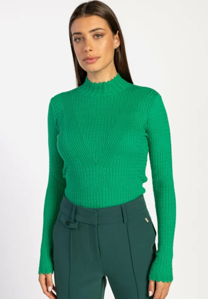 AAIKO Tops | Knitwear<Vida Top Groen