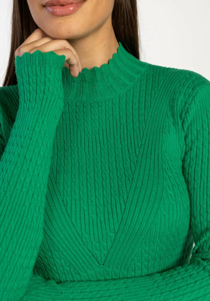 AAIKO Tops | Knitwear<Vida Top Groen