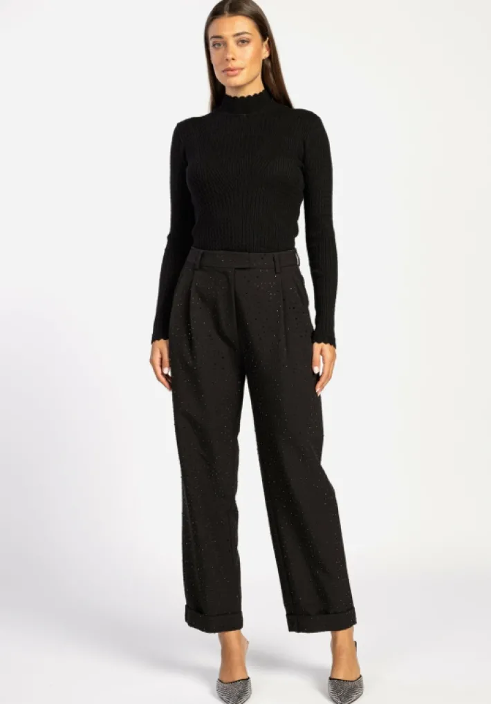 AAIKO Tops | Knitwear<Vida Top Zwart