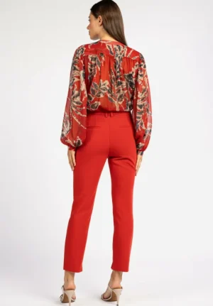 AAIKO Blouses | Sustainable Styles<Zoya Painted Blouse Rood